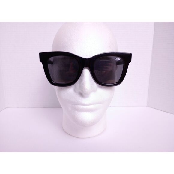 QUAY After Hours 51-23-150 Matte Black Smoke Lens Polarized Square Sunglasses - Picture 14 of 15